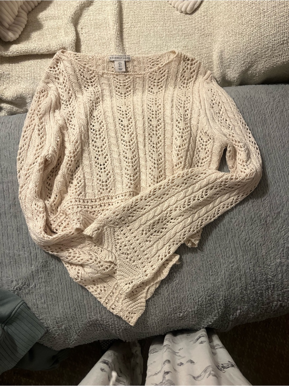 Crochet sweater